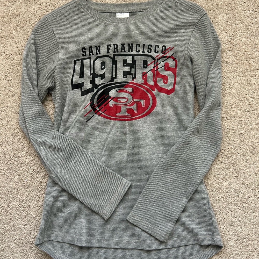 San Francisco 49ers Gray Long Sleeve Shirt